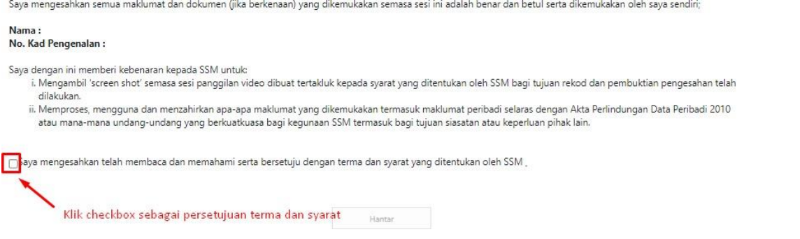 EzBiz SSM Registration through Video Call.